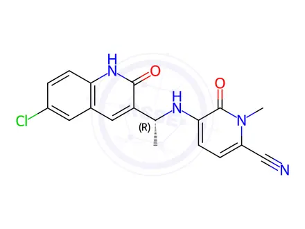 Chemical structure of Olutasidenib Impurity 1