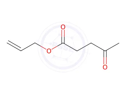 Chemical structure of Pentanoic acid, 4-oxo-, 2-propenyl ester