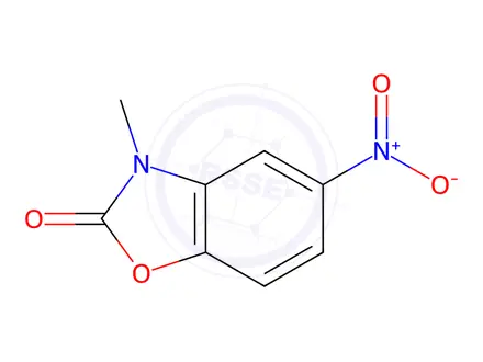 Chemical structure of 3-Methyl-5-nitrobenzo[d]oxazol-2(3H)-one