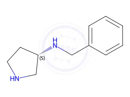 Chemical structure of 3-PyrrolidinaMine, N-(phenylMethyl)-, (3S)