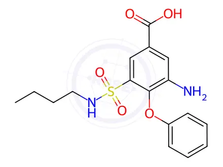 Chemical structure of Bumetanide Impurity 65