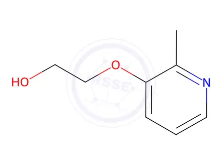 Chemical structure of Ethanol, 2-[(2-methyl-3-pyridinyl)oxy]-(9CI)