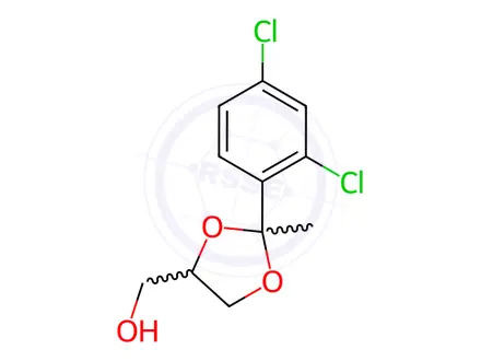 Chemical structure of Itraconazole Impurity 3