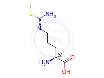 Chemical structure of S-Methyl-L thiocitrulline, Dihydrochloride