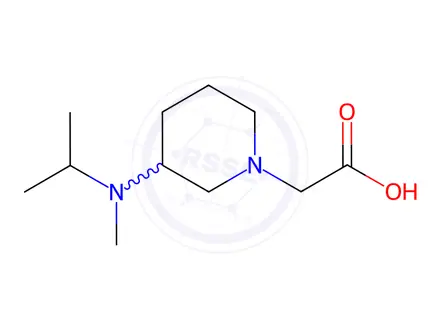 Chemical structure of 2-(3-(Isopropyl(methyl)amino)piperidin-1-yl)acetic acid