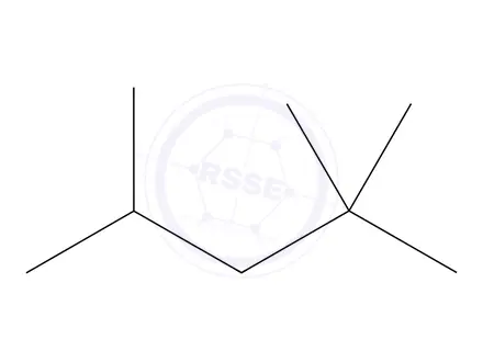 Chemical structure of ISOOCTANE