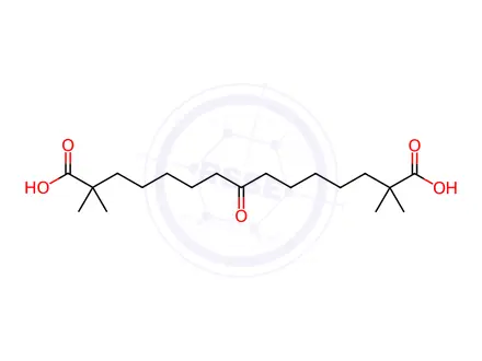 Chemical structure of Bempedoic Acid Impurity 1