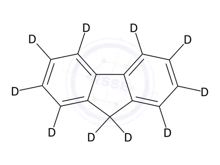 Chemical structure of Fluorene-[D10]