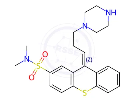 Chemical structure of Thiothixene Impurity 12