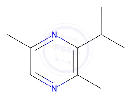Chemical structure of Pyrazine, 2,5-dimethyl-3-(1-methylethyl)-(9CI)