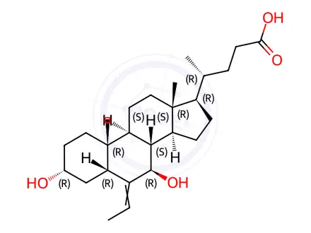 Chemical structure of Obeticholic Acid Impurity 14