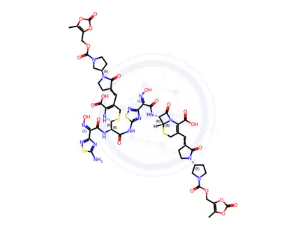 Chemical structure of Ceftobiprole Impurity 32