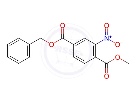 Chemical structure of 4-Benzyl 1-methyl 2-nitroterephthalate
