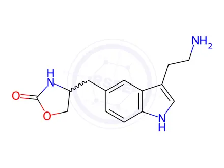 Chemical structure of Zolmitroptan EP impurity D