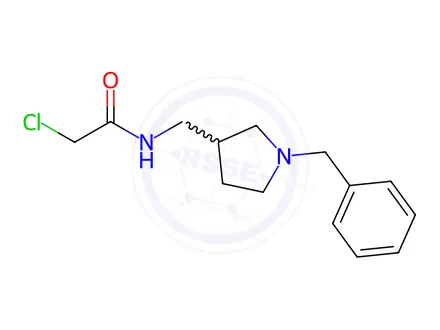 Chemical structure of N-((1-Benzylpyrrolidin-3-yl)methyl)-2-chloroacetamide