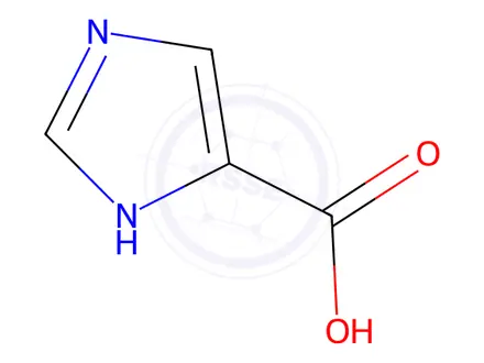 Chemical structure of 4-Imidazolecarboxylic acid