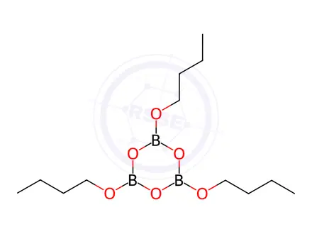 Chemical structure of 2,4,6-Tributoxy-1,3,5,2,4,6-trioxatriborinane