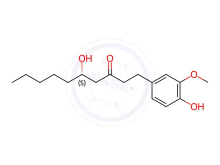Chemical structure of 6-Gingerol