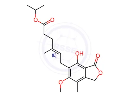 Chemical structure of Mycophenolate Mofetil Impurity 9