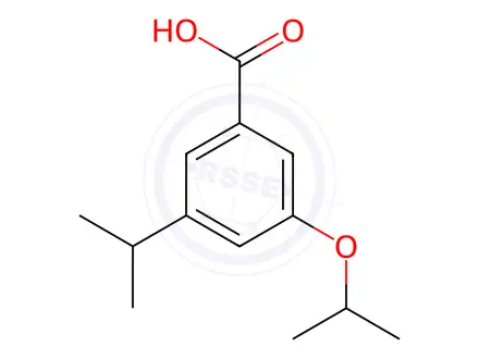 Chemical structure of 3-Isopropoxy-5-isopropylbenzoic acid