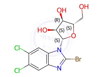Chemical structure of Maribavir Impurity 1