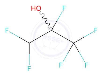 Chemical structure of Hexafluoro-2-propylalcohol