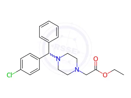 Chemical structure of Cetirizine Hydrochloride Impurity 48