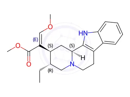 Chemical structure of Yohimbine Impurity 5(Dihydrocorynantheine)