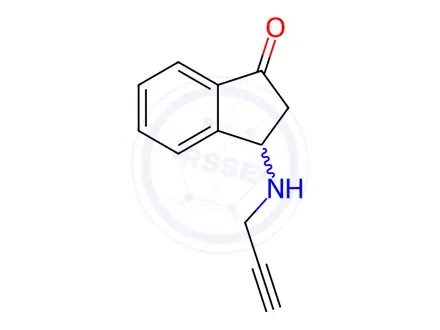 Chemical structure of Rasagiline Impurity 5 Mesylate