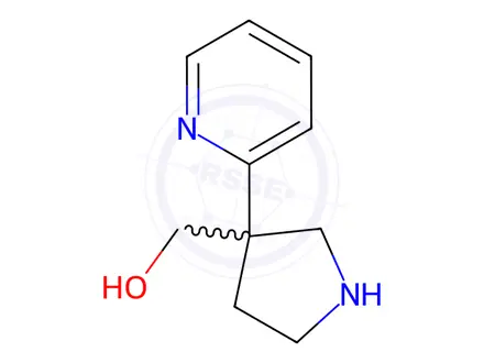 Chemical structure of 3-(pyridin-2-yl)pyrrolidin-3-yl]methanol dihydrochloride