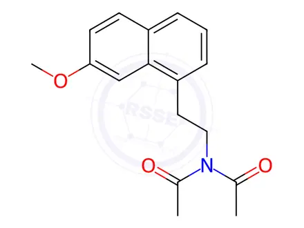 Chemical structure of Agomelatine Impurity 17