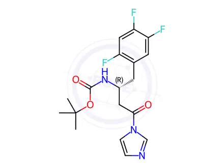 Chemical structure of Sitagliptin Phosphate Impurity 315