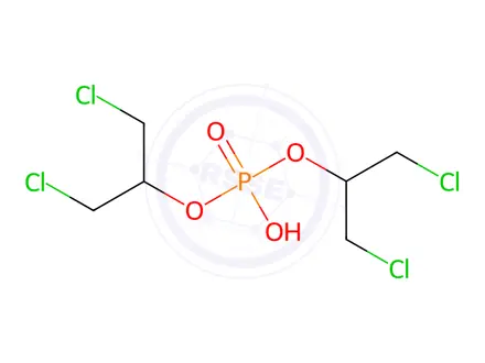 Chemical structure of Bis(1,3-dichloro-2-propyl) phosphate