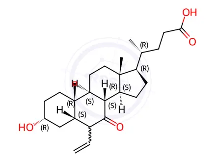 Chemical structure of Obeticholic Acid Impurity 15