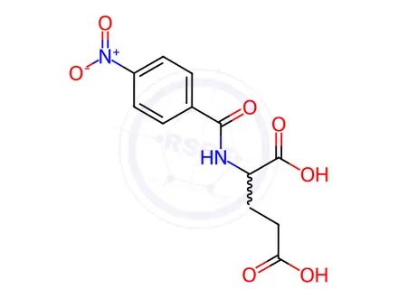 Chemical structure of N-(p-Nitrobenzoyl)glutamic Acid