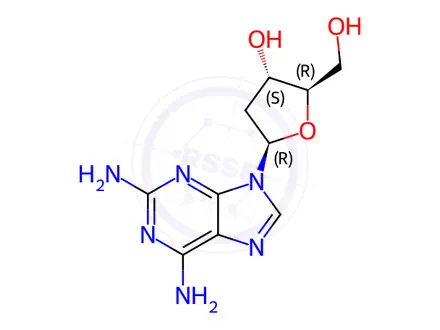 Chemical structure of Cladribine EP Impurity A