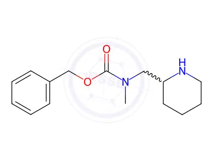 Chemical structure of Benzyl methyl(piperidin-2-ylmethyl)carbamate