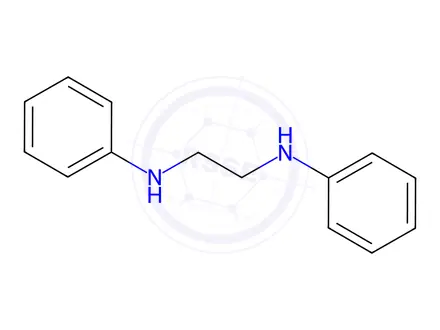 Chemical structure of N1,N2-diphenylethane-1,2-diamine dihydrochloride