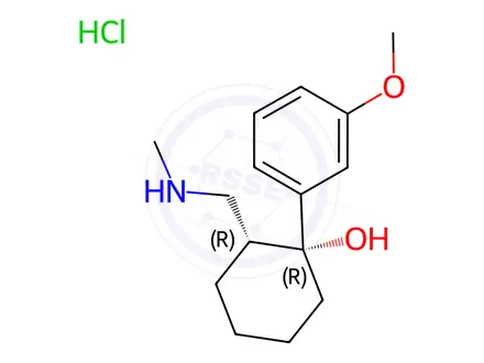 Chemical structure of N-Desmethyltramadol Hydrochloride