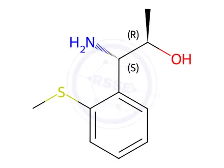 Chemical structure of (1S,2R)-1-AMINO-1-(2-METHYLTHIOPHENYL)PROPAN-2-OL