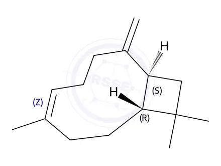 Chemical structure of Eugenol Impurity 28 (Isocaryophyllene)