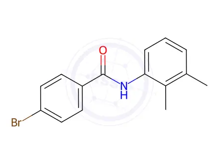 Chemical structure of 4-Bromo-N-(2,3-dimethylphenyl)benzamide