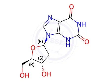 Chemical structure of Xanthosine Impurity 4