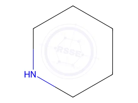 Chemical structure of Piperidine