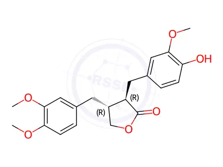 Chemical structure of Arctigenin