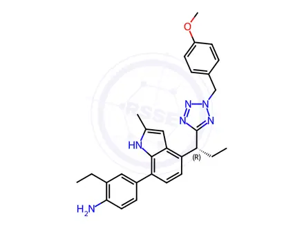 Chemical structure of Valsartan Impurity 2