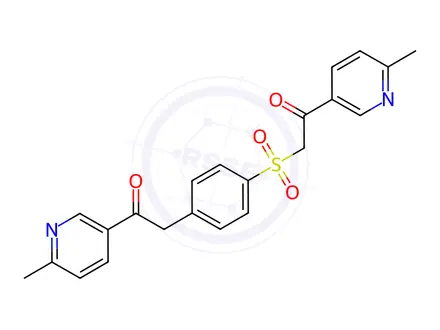 Chemical structure of Etoricoxib Impurity 1