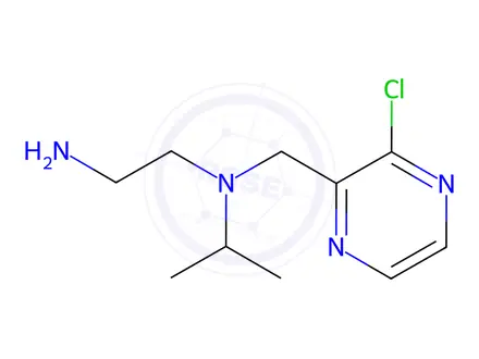 Chemical structure of N1-((3-Chloropyrazin-2-yl)methyl)-N1-isopropylethane-1,2-diamine