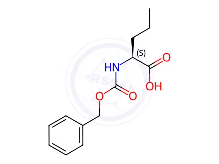 Chemical structure of Valacyclovir Hydrochloride Impurity 20(N-Cbz-L-Norvaline)