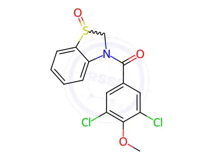 Chemical structure of Dotinurad Impurity 36